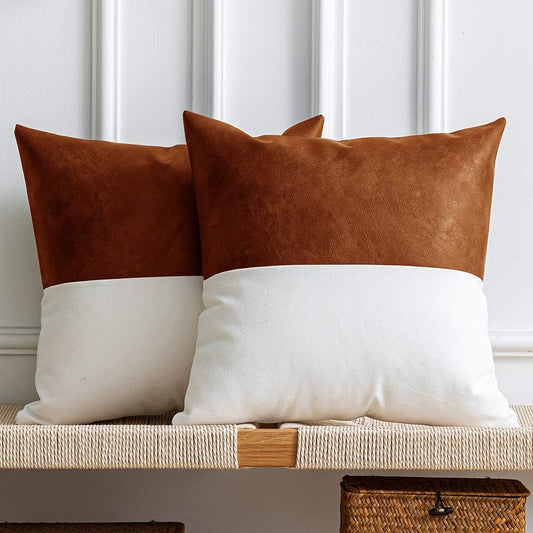 Modern Leather Pillows